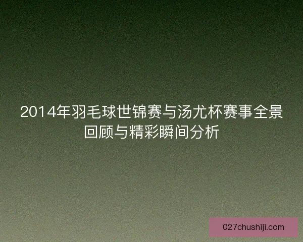 2014年羽毛球世锦赛与汤尤杯赛事全景回顾与精彩瞬间分析